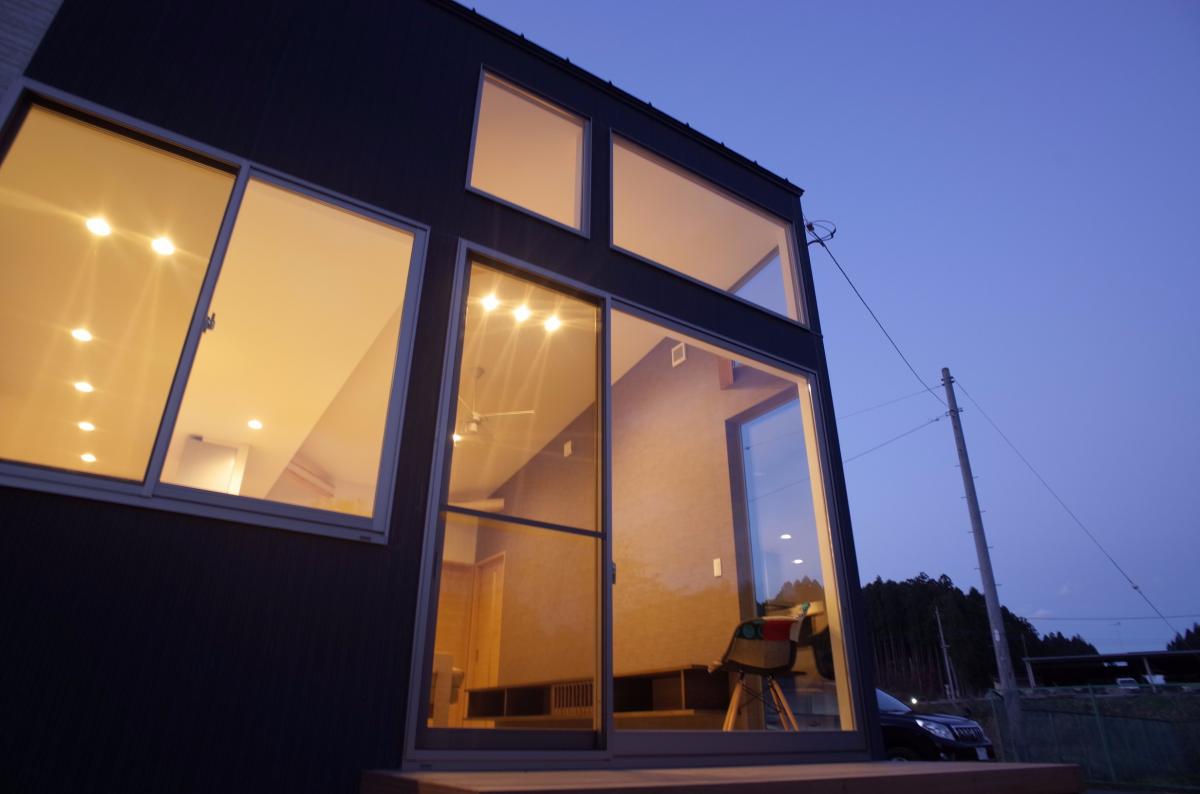 景色を取り込む家栃木県矢板市