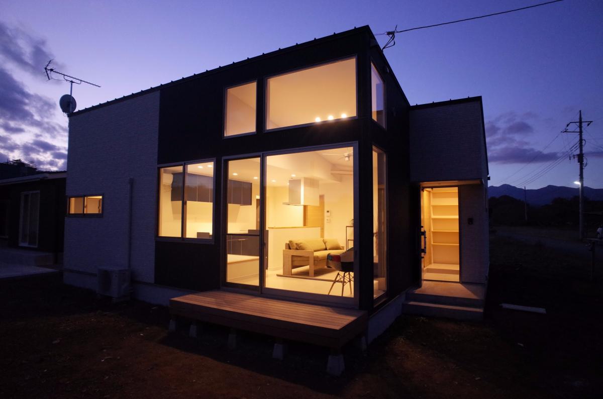 景色を取り込む家栃木県矢板市