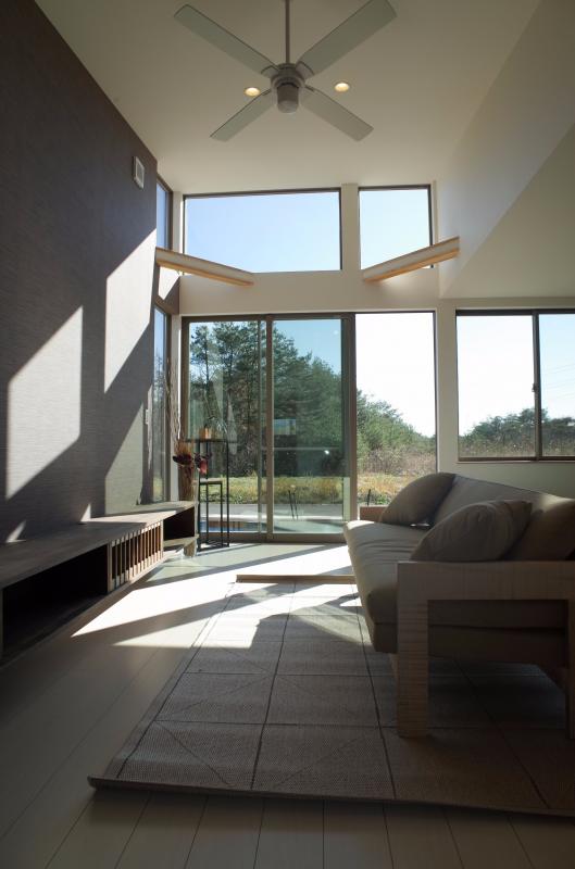 景色を取り込む家栃木県矢板市