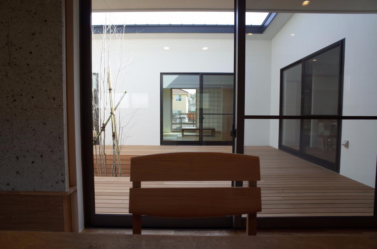 中庭でツナガル家栃木県さくら市