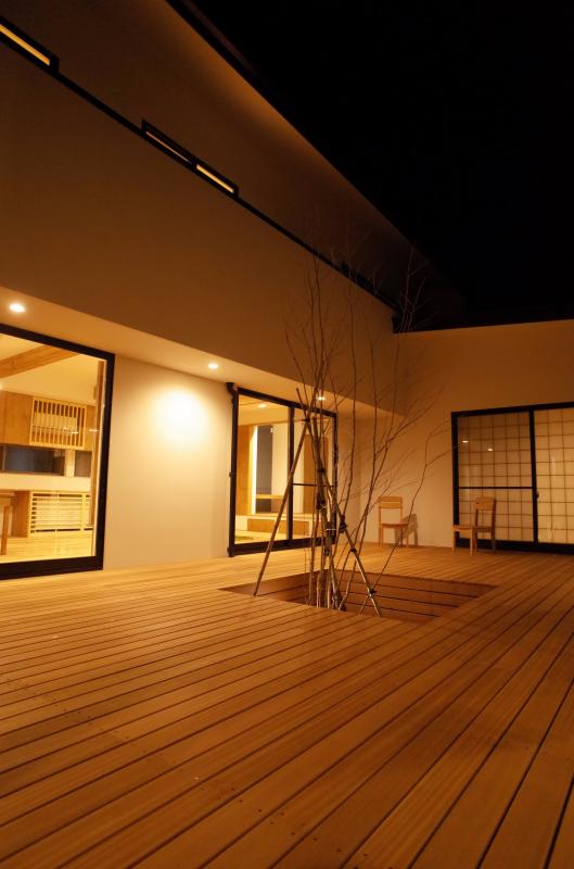 中庭でツナガル家栃木県さくら市