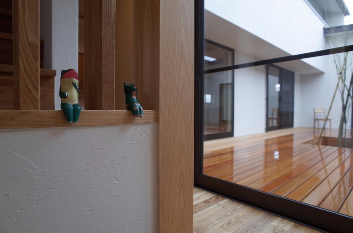 中庭でツナガル家栃木県さくら市