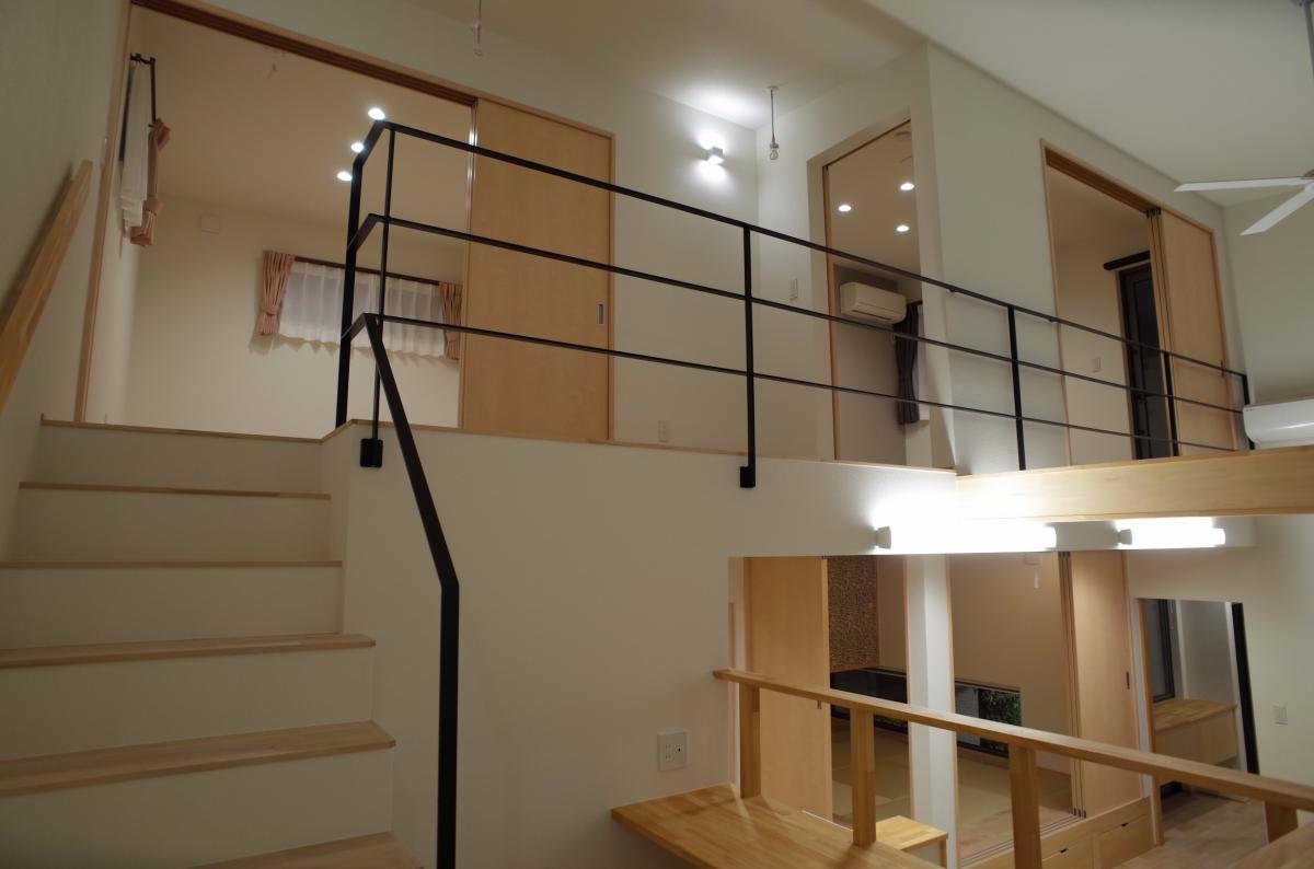 大きな吹き抜けのあるおうち栃木県真岡市